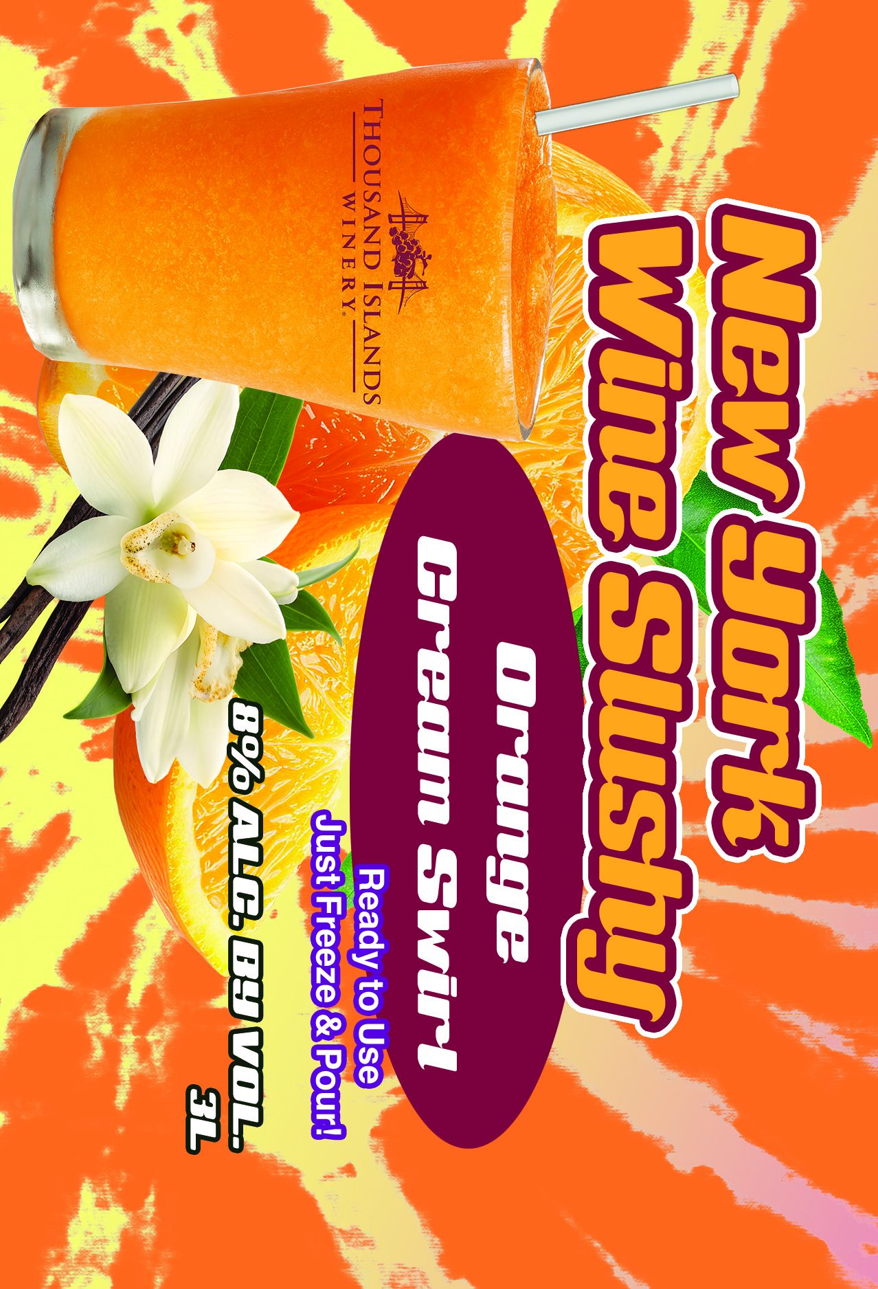 New slushy flavor design for case and pouches